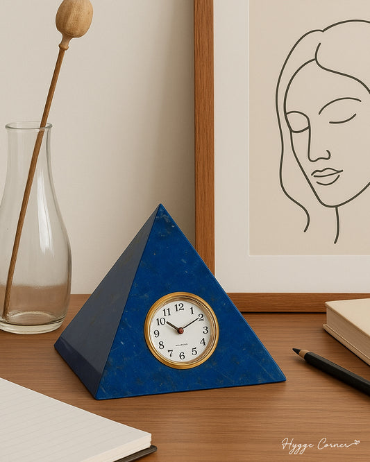 Lapis paperweight with Watch