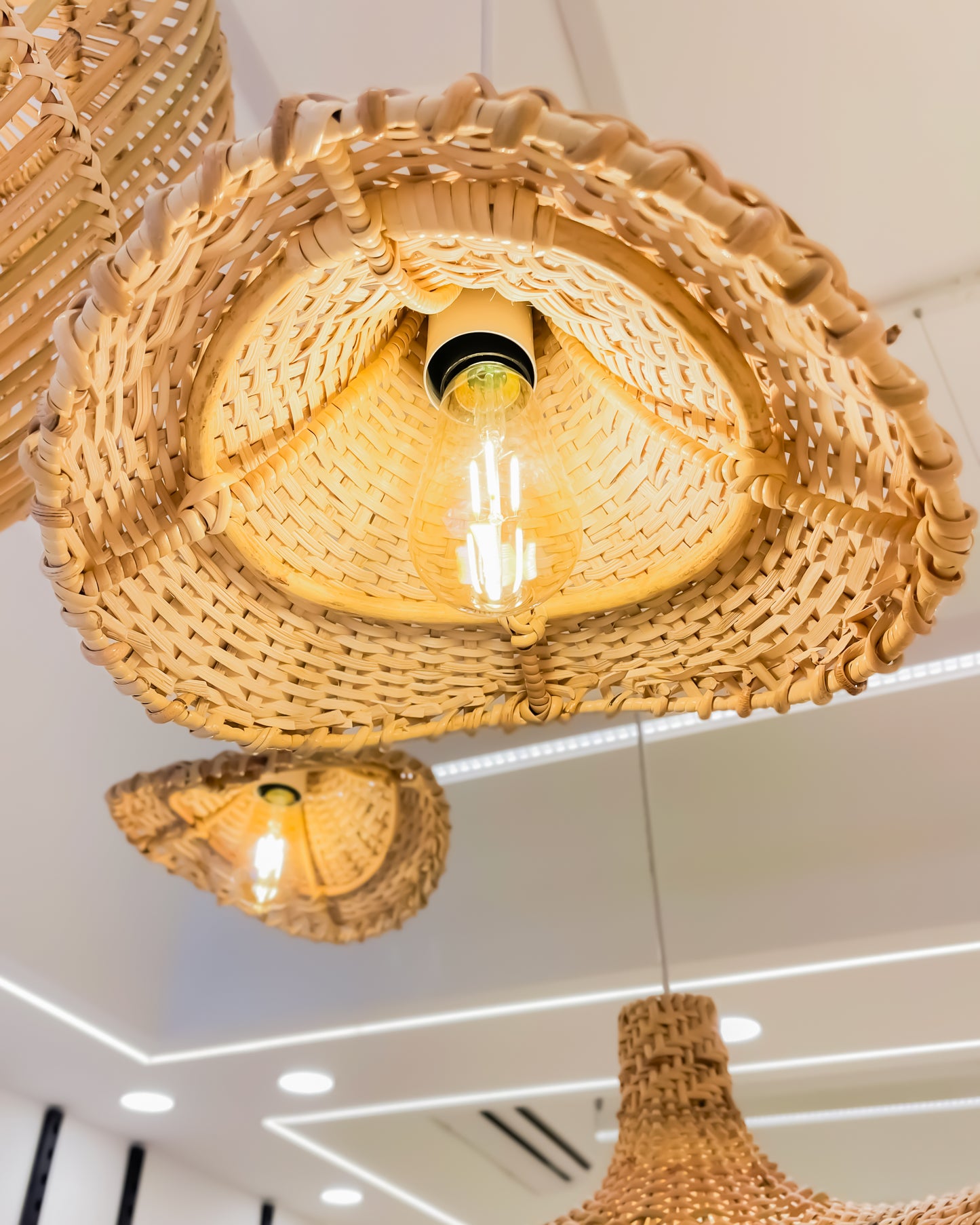 Rattan Lamp Shade (Tidewoven)