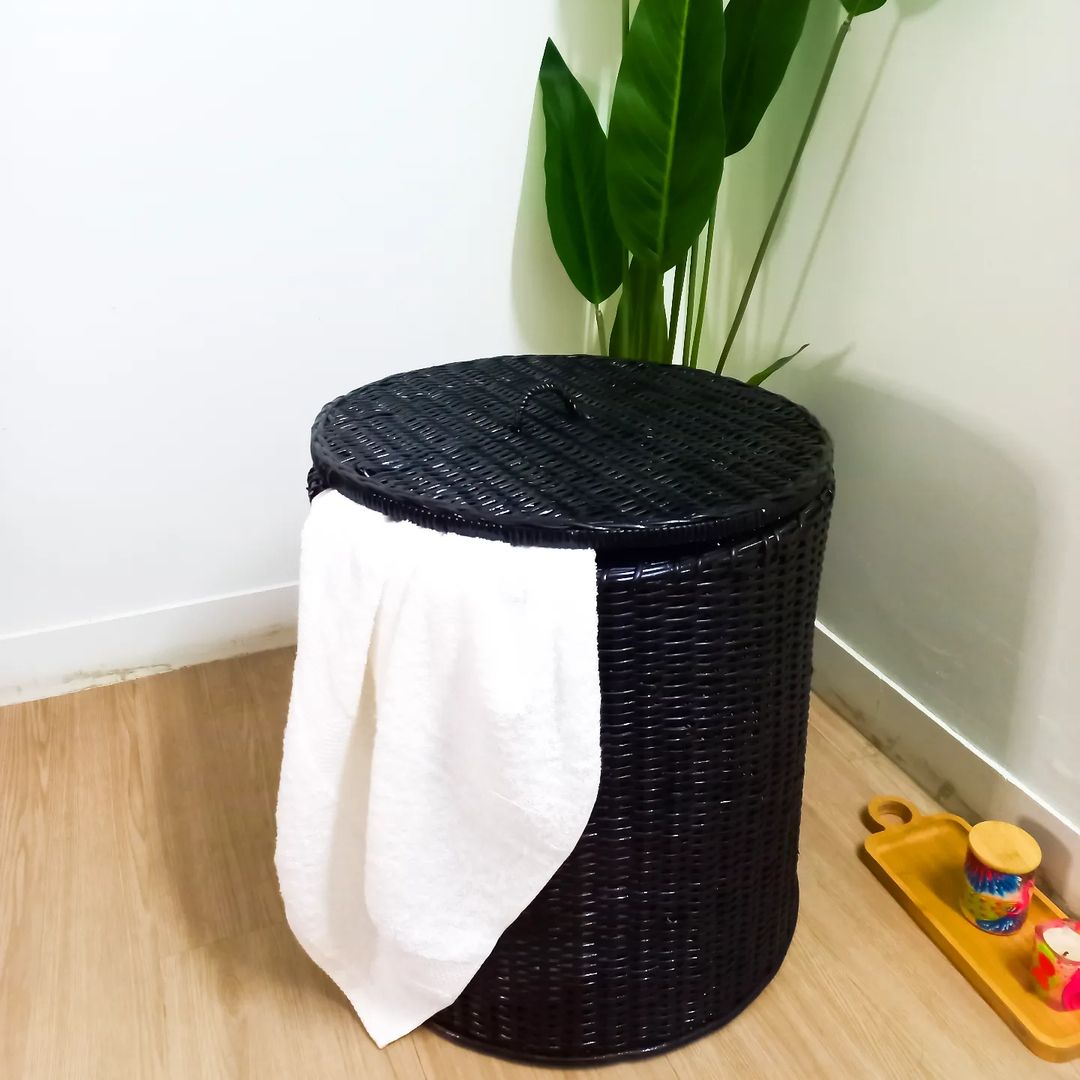 Black Laundry Basket