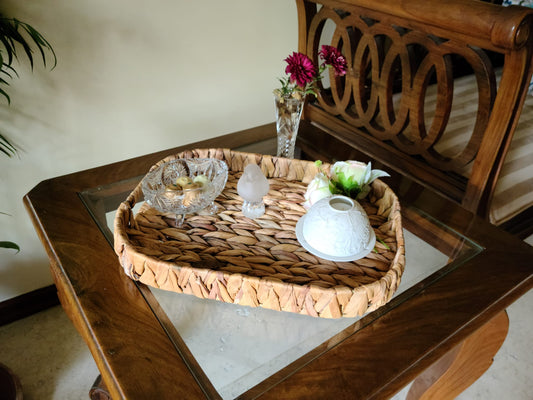 Wicker Tray Rounded Rectangle