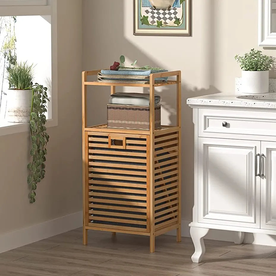 Bamboo Laundry Cabinet