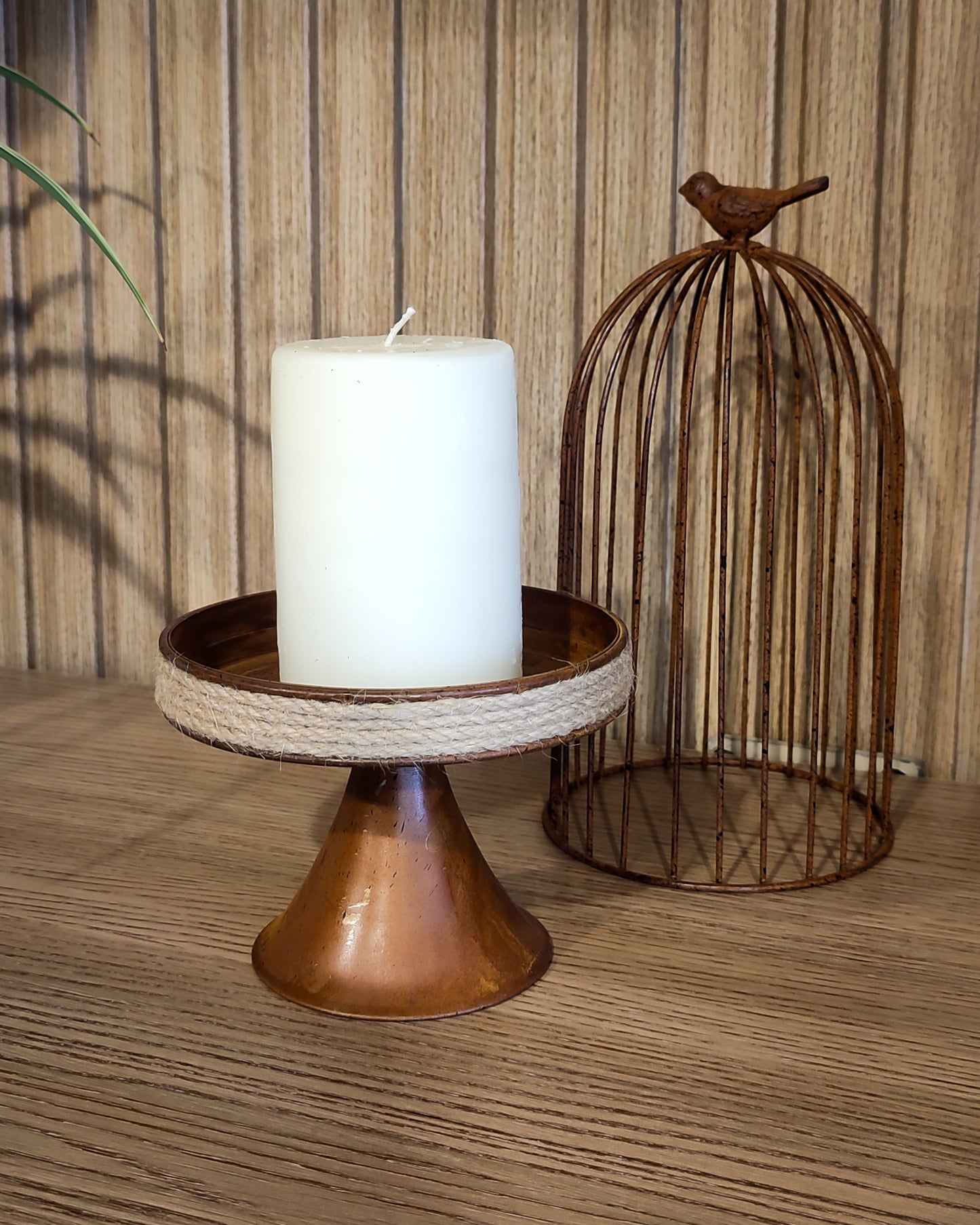 Rustic Candle Holder