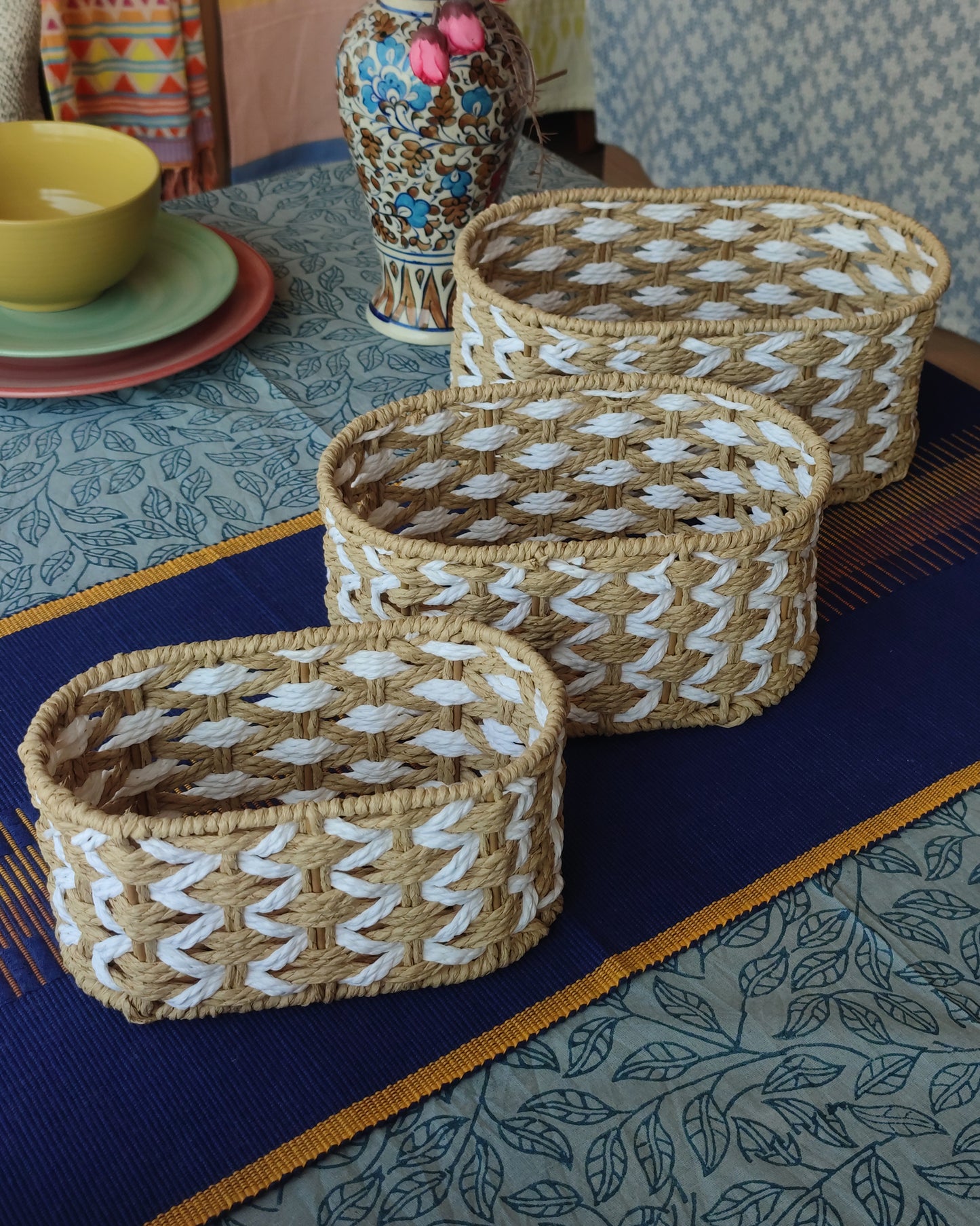 Oval Boho Baskets