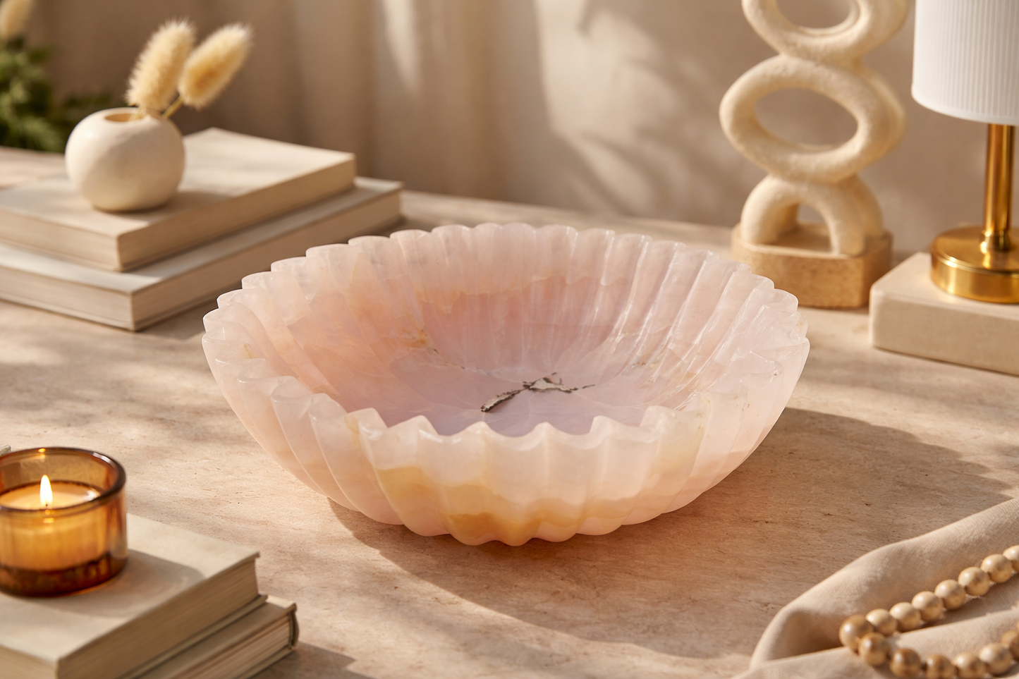 Pink Onyx Bowl