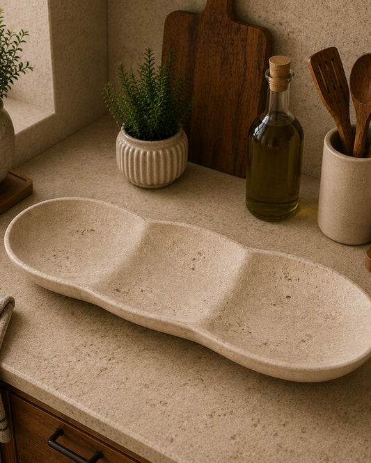 Cream Tray Travertine