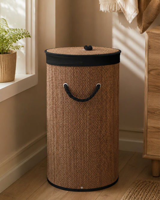 Folding Round Laundry Basket