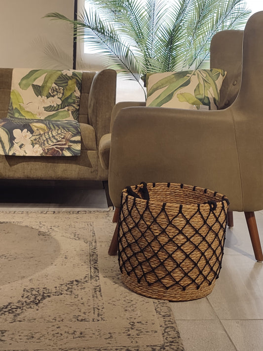 Black Rope Basket