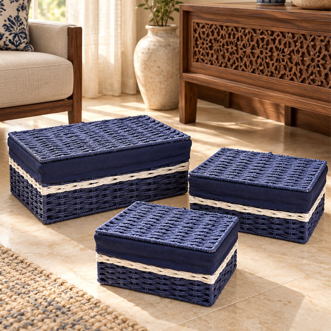 Blue Rope Basket