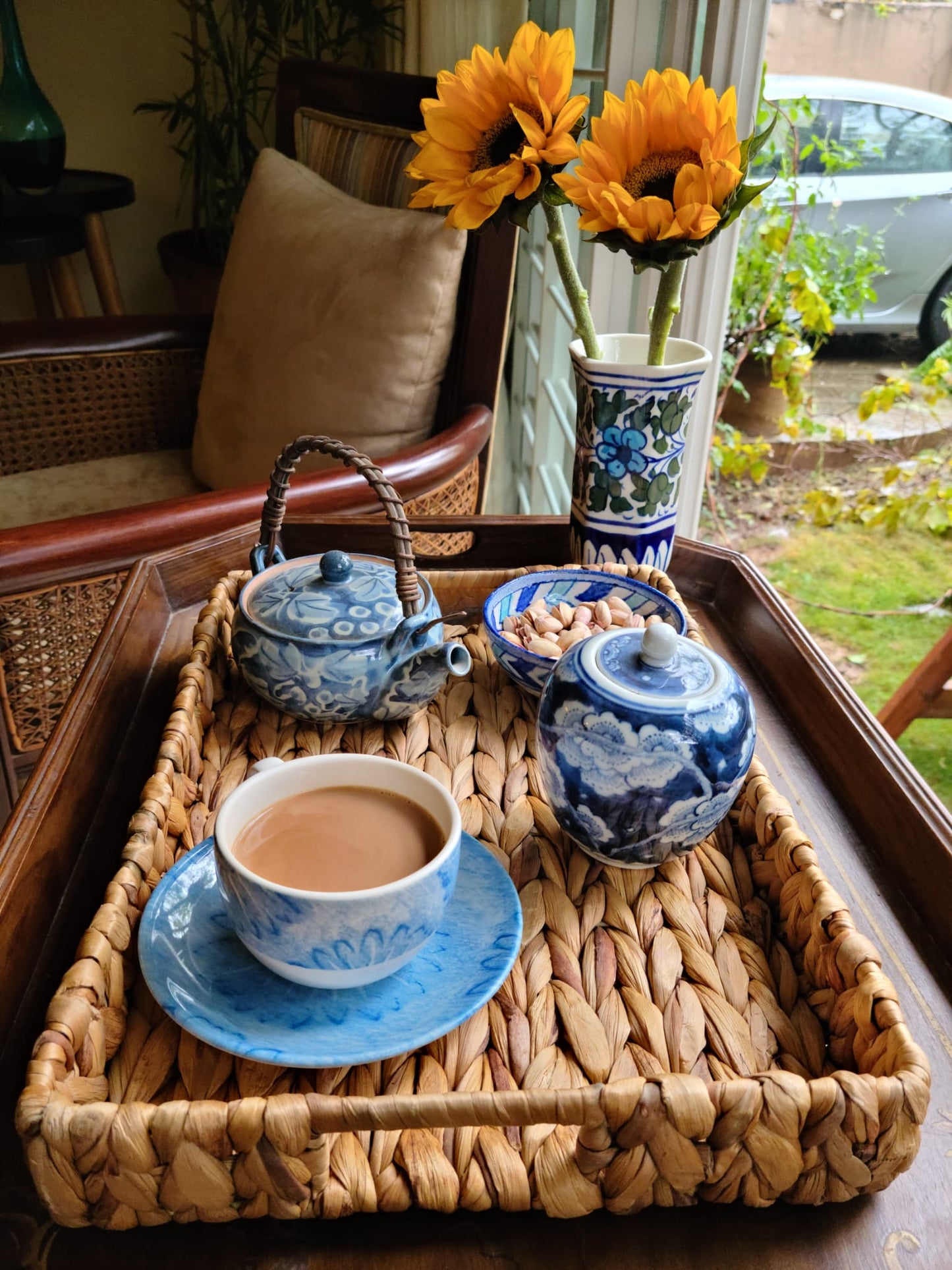 Wicker Tray Rectangle