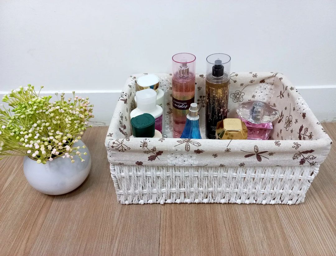 White Wardrobe Basket